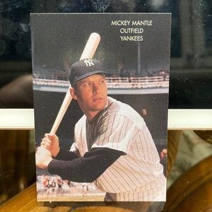 RARE MLB Yankees MICKEY MANTLE Sports Heroes 90's The Commerce Comet 1 of 1000